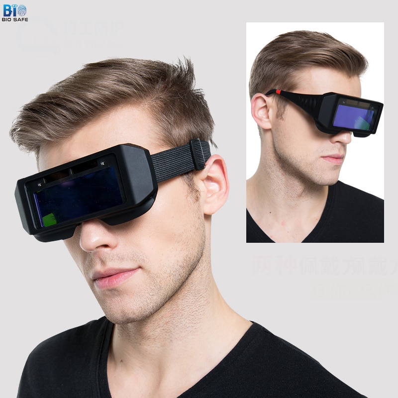 ڵ ο     ۶  ȣ 缱     Ȱ/Auto Darkening Electric Welding Goggles Welder Sunglasses Eye Protector Radiation Resist